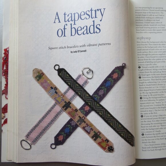 Bead and Button Magazine Creative Ideas For The Art of Beads, Jewelry June 2003 - Picture 7 of 14